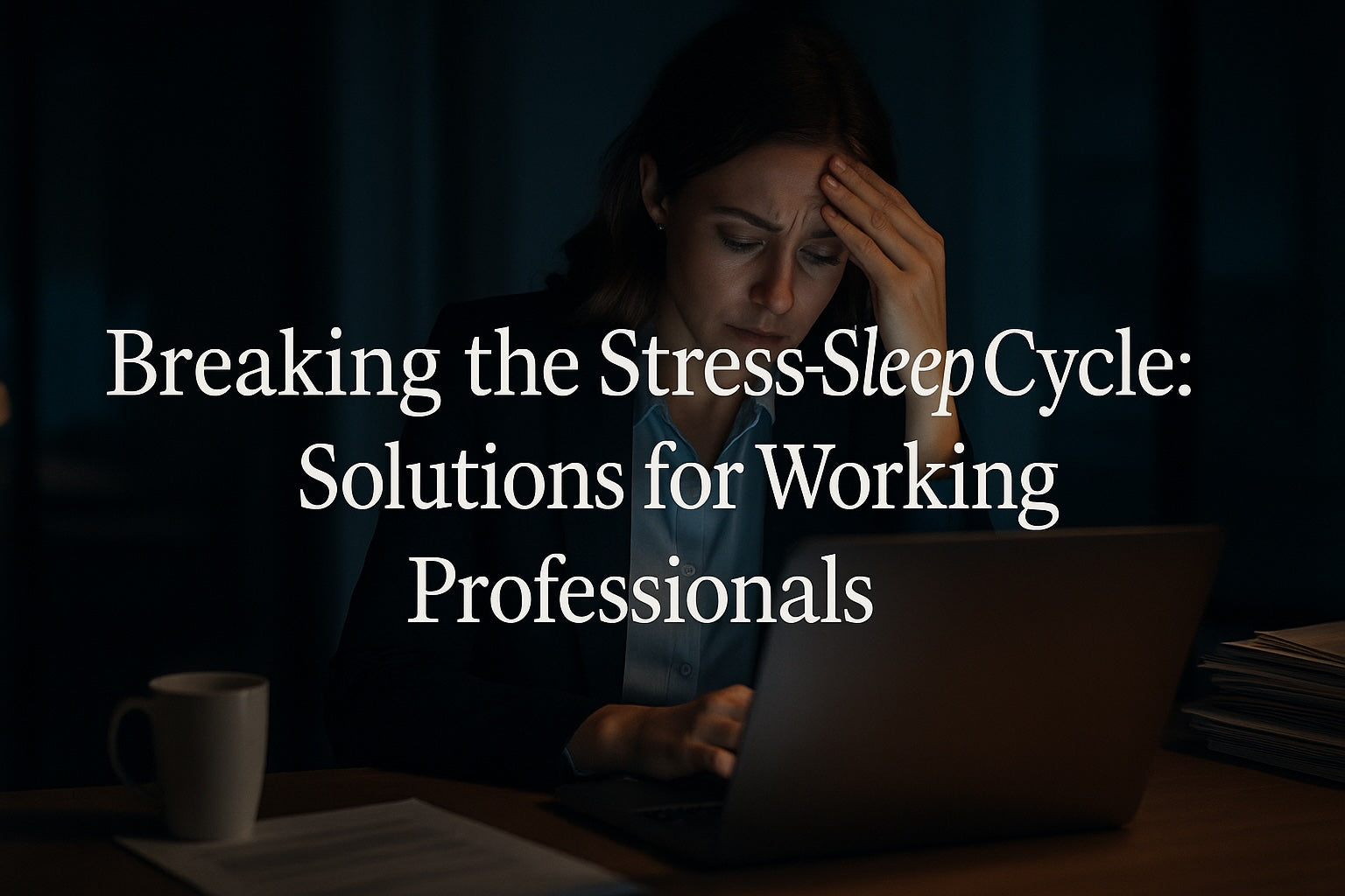 Breaking the stress-Sleep Cycle : Solutions for Working Prodessionals